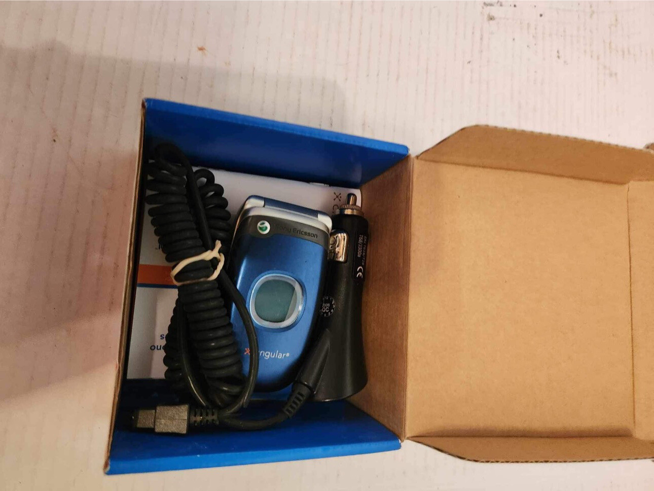 Sony Ericsson Z300a Blue (Cingular) Flip Phone Cell Phone eBay