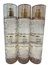 Bath & Body Works LOT 3 If You Musk Fragrance Mist Spray 8 oz Iris Pepper Pink