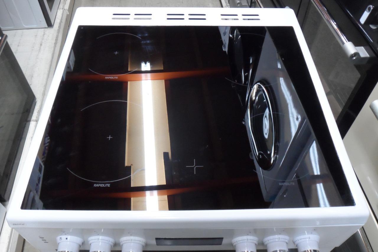 Beko XTC653W White Electric Cooker Twin Cavity Ceramic Hobs 60cm XTC653