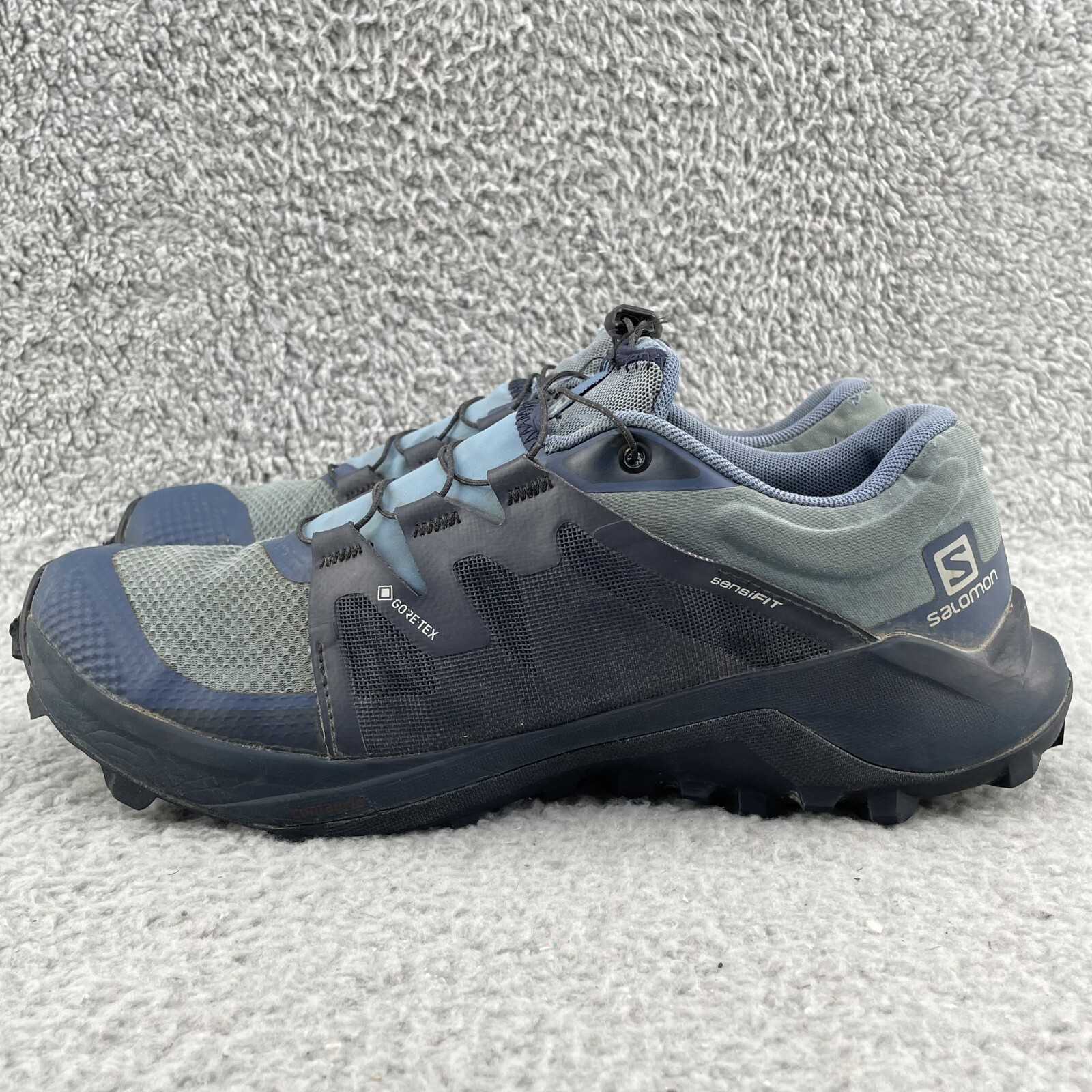 Scarpe da corsa Salomon Wild Cross Trail donna 7 5 blu escursionismo Gorpcore outdoor
