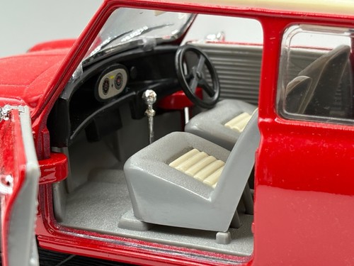 Mini Cooper 1964 White/Red 1:16 Scale Solido Diecast Model In box - Picture 6 of 7