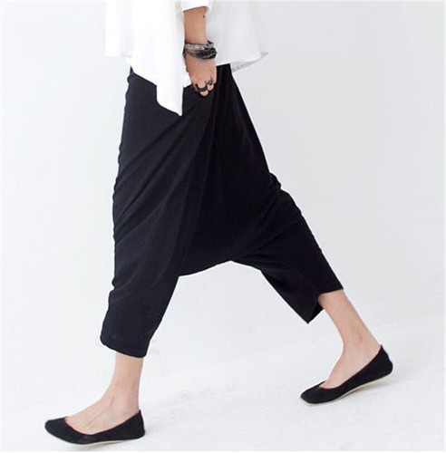 Womens Striped Loose Trousers Fashion 