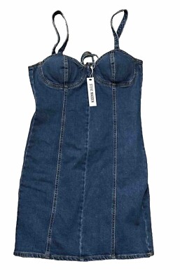 steve madden denim dress Talasyn Bubble Hem Denim Dress ***FINAL SALE*** – Hand In Pocket main image 1