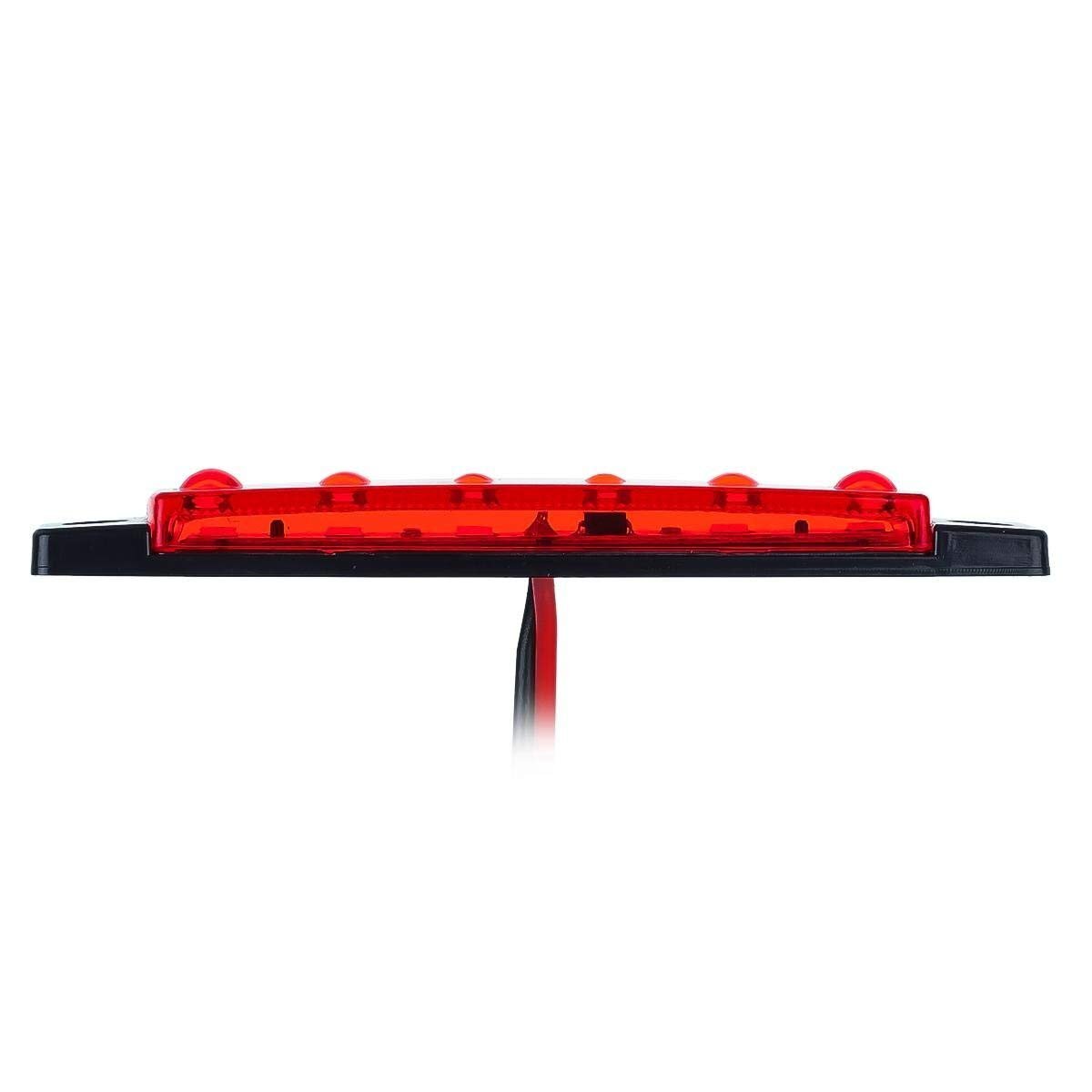 GSRECY 30pcs 12V 6 LED Red+White+Yellow Truck Trailer Side arker Indicators Truck cab arker