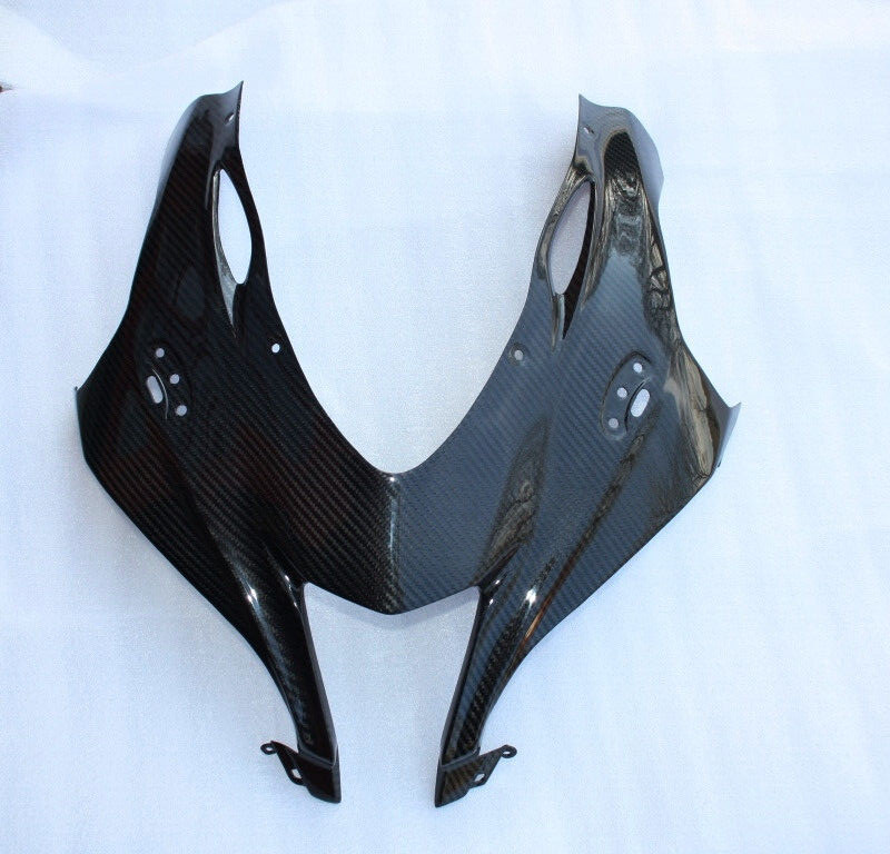 Carenage avant tete de fourche KAWASAKI ZX10R 2017 2018 2019 moto carbone noir