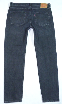 Levis 502 Jeans Hose gr. W36 L34 Denim Herren Regular Logo Grau 