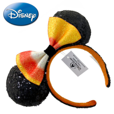 NEW Disney-Parks Ears Candy Corn Bow Minnie Mouse Ears