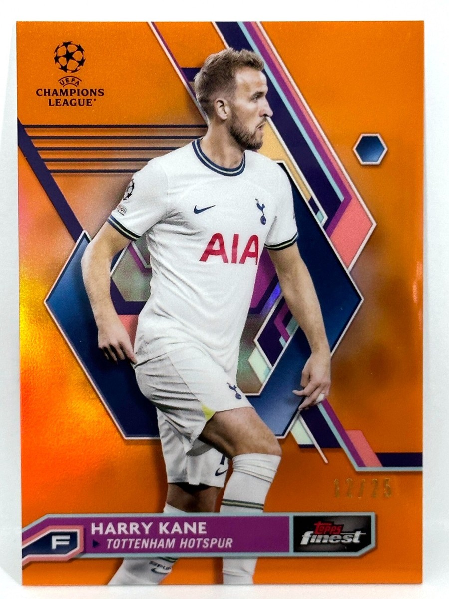2022-23 Topps Finest UCL Tottenham Hotspur Harry Kane Orange