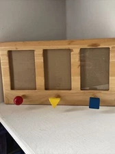 Fetco Handcrafted 5"x7" Photo Frame Solid Wood Picture Frame with Shapes