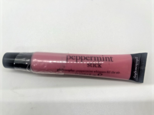 New! Philosophy Peppermint Stick Lip Gloss FULL SIZE .40oz & SEALED RARE!!! - Afbeelding 1 van 2