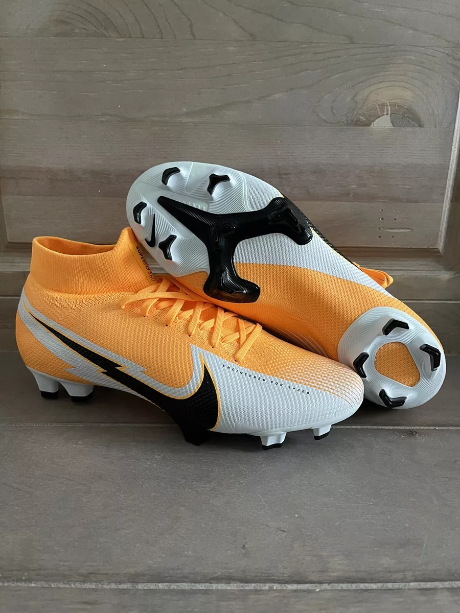 Orange football cleats size hotsell 7