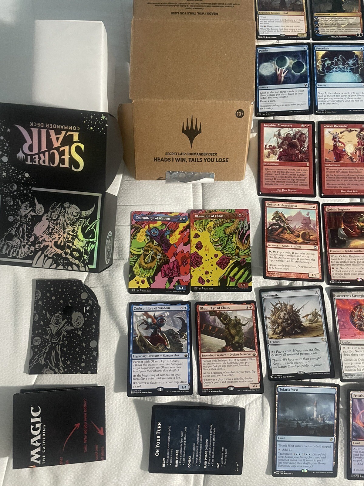 MTG Heads I Win, Tails You Lose Secret Lair With Extra Cards For Coin Flipping eBay