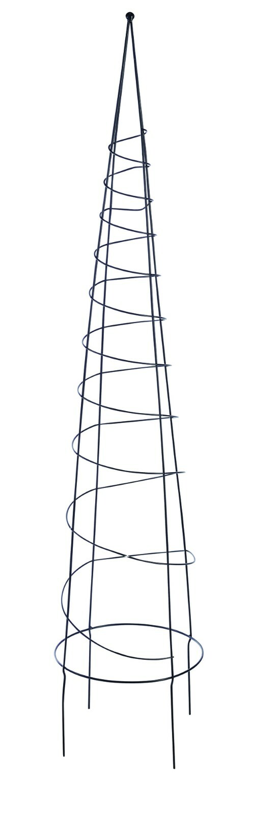 Spiral Garden Metal Trellis Plant Support Cage 1.2m high
