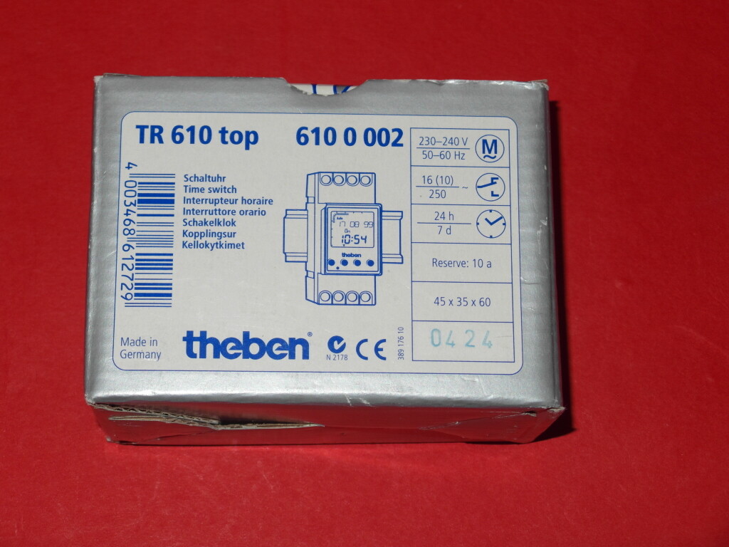 Theben timer TR 610 top 6110002 new 24h/7d