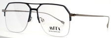 MITA MIO1019 91 Blue Mens Aviator Half Rim Eyeglasses 57-15-145 B:47