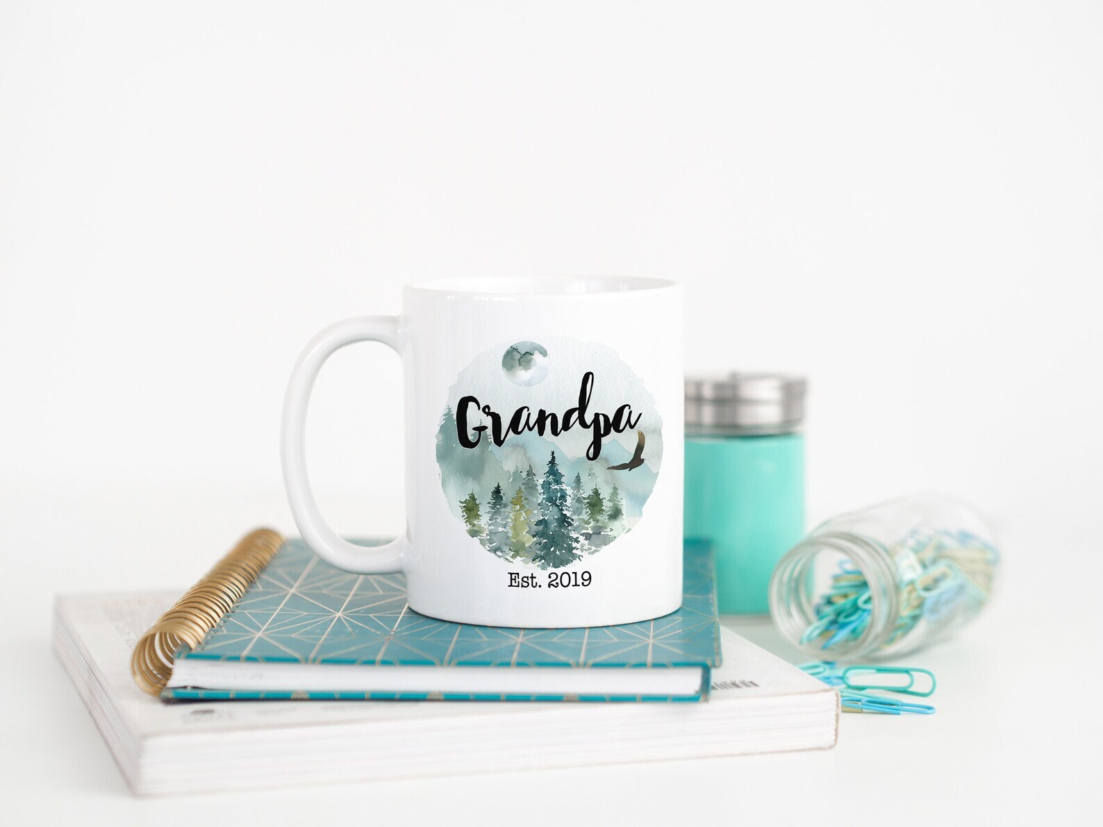 Grandpa Birth Announcement Mug New Grandpa Mug Grandpa Gift Gift For Grandpa