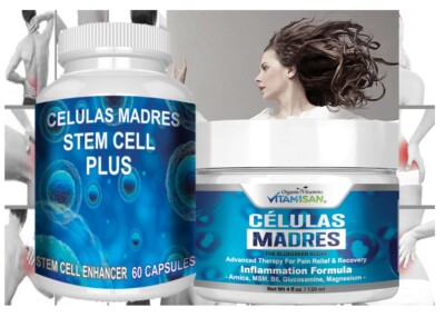 Cream & Capasules stem Celulas madres knee rejuvenecer la cara cabello piel