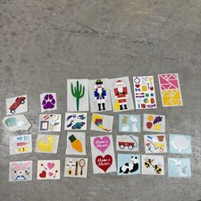 Mrs. Grossman's Sticker Lot Assorted .Glitter Hologram Vintage 80s 90s Rare