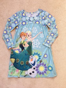 frozen long sleeve dress
