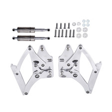 For 64-66 Mustang 63-65 Fairlane 64-65 Falcon Billet Aluminum Hood Hinges Pair