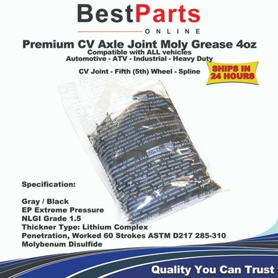 CV Axle Joint Moly Grease Extreme Pressure (EP) in 4oz pouch