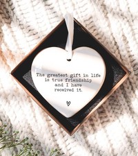 Best Friends Christmas Ornament, True Friendship Ornament, Best Friend Gift