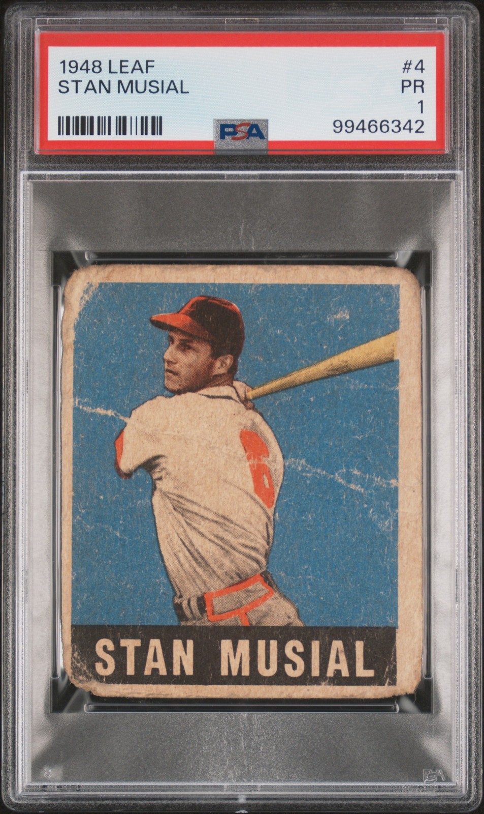 1948 LEAF #4 STAN MUSIAL PSA 1