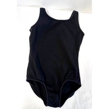 Dance Leotard Kid s Body Wrappers Ballet Gymnastics Tank Black Size 8-10 Tap