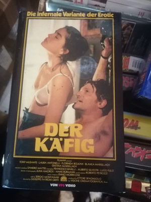 VIDEO 2000 VPS RARITÄT: DER KÄFIG  (1985)   EROTIK HARTBOX
