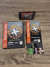 Revolution X (Sega Genesis, 1995) CIB Tested Complete Video Game 