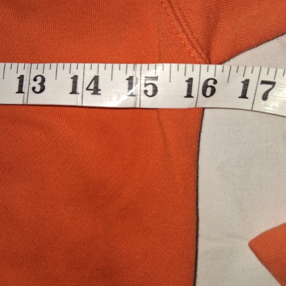 Ropa del equipo de la NFL Niños Denver Broncos Sudadera con capucha Naranja Pullover Sudadera Talla L-7 Foto 4 de 4