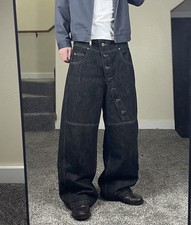 Y2K/2000s Raw Denim Baggy Jeans