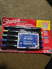Sharpie Creative Acrylic Markers-5 Count Bullet Tip-Paint Effect No Bleed