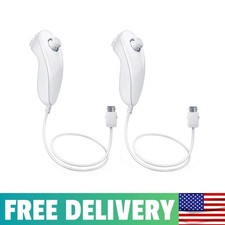 Wii Nunchuck Controller White [2 Pack]