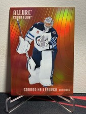 2025-26 Upper Deck ALLURE Hockey CONNOR HELLEBUYCK #CF-27 RED ORANGE COLOR FLOW