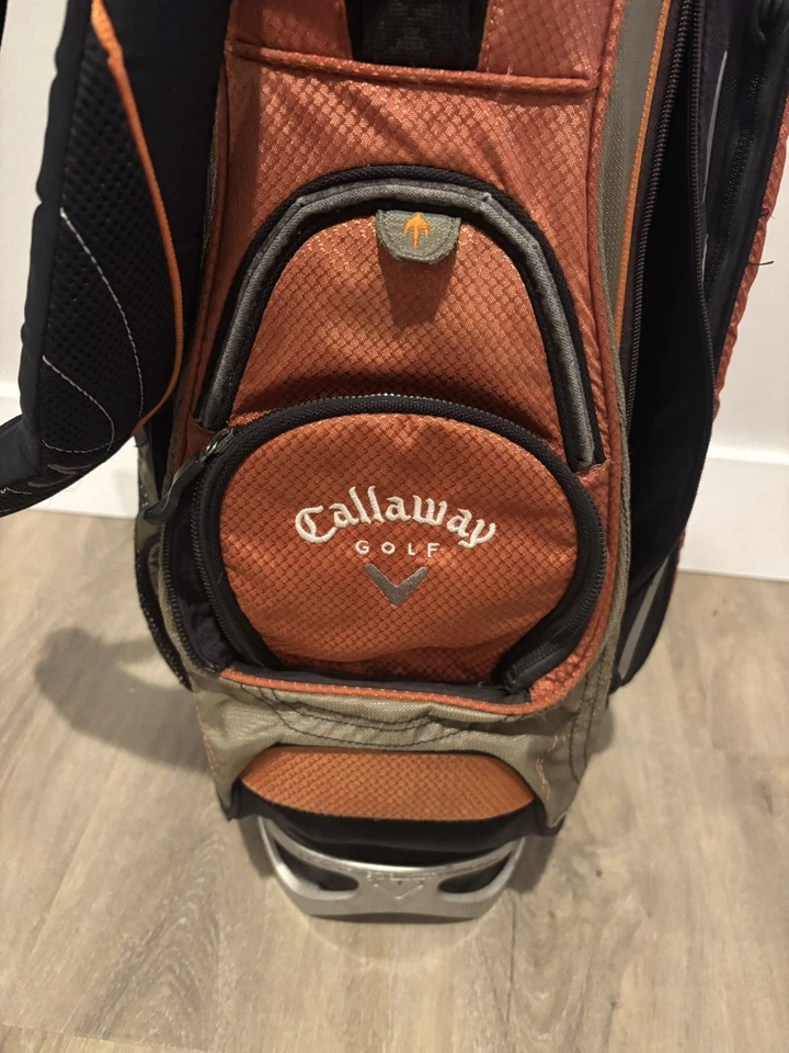 Bolsa de pie de golf Callaway de 8 divisores de segunda mano 6 bolsillos - correas para los hombros Foto 4 de 4