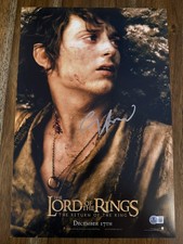 Elijah Wood ‘Lord Of The Rings’ Signed 12x18 Photo ‘Frodo’ Beckett Certified