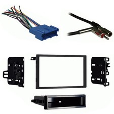 Fits Oldsmobile Cutlass 97-99 Metra Double DIN Dash Kit w/ Harmony Radio Harness