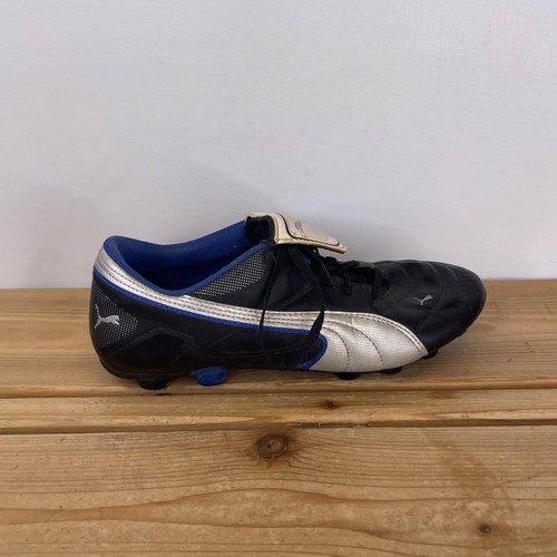 PUMA Soccer Cleats Black/Blue - Men’s Size 8 FG