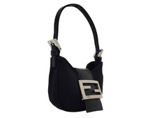 AS390 477790 FENDI Handbag Mini Croissant 26673 Mamma Baguette FF Hardware Cotto