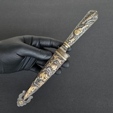 Gaucho Knife In Collectible Vintage Factory Manufactured Fixed