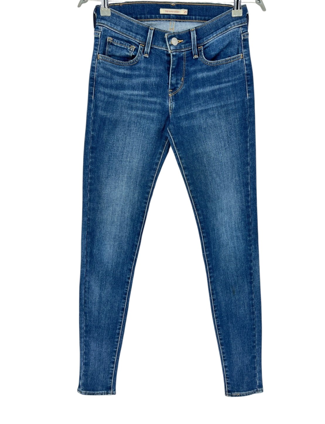 LEVI'S STRAUSS & CO 710 Women Denim Stretch Skinny Leg Jeans W25 L31