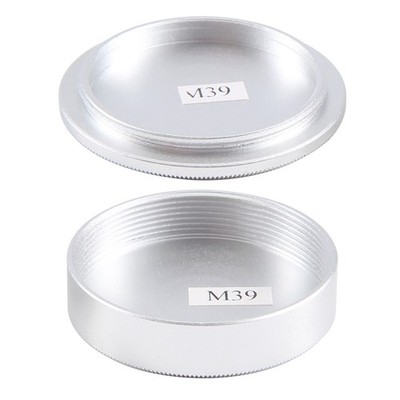 Metall Kappe und Objektiv Deckel für M39 Ltm   Schraub  Mcm39S (S2346