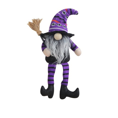 Cute Halloween Long-legge Gnome Sitting Rudolph Gnome Ornaments Kids Toy - Picture 8 of 11