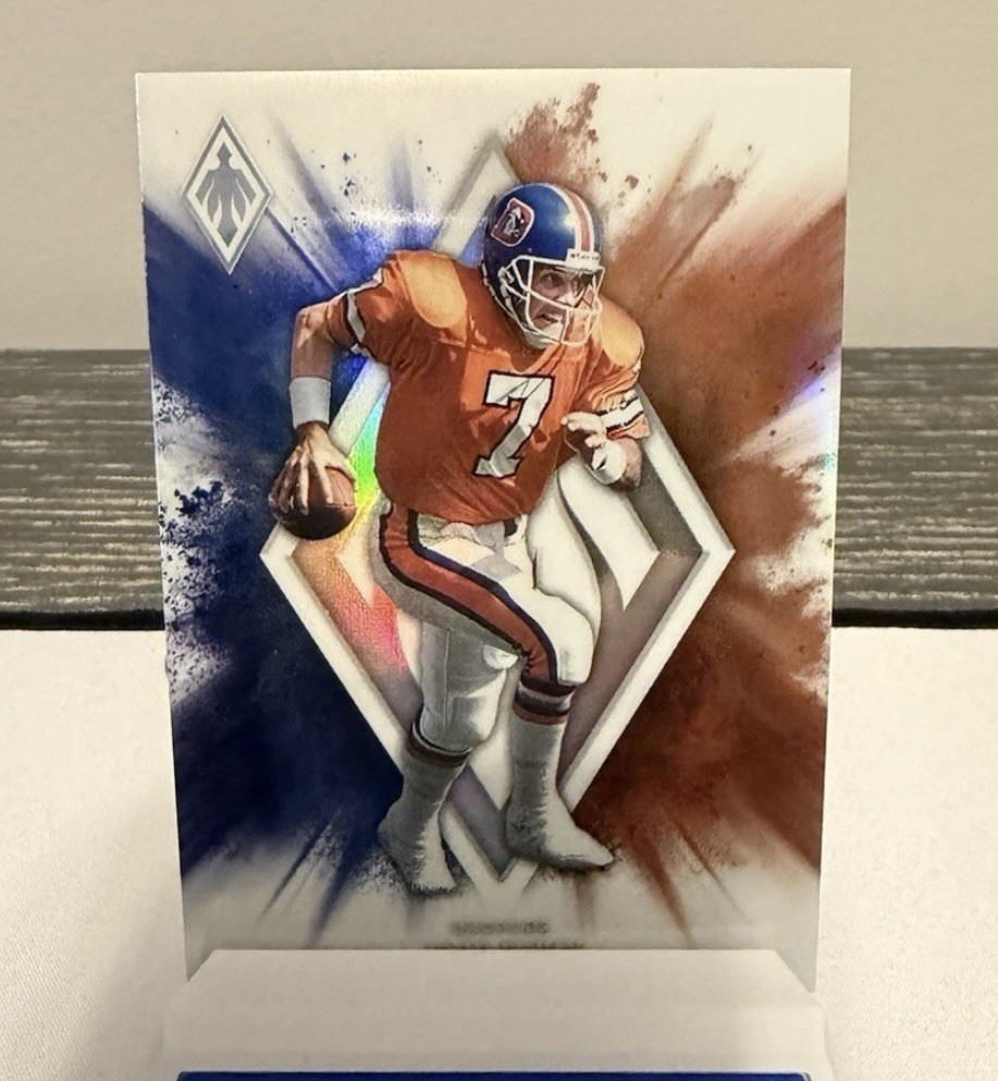 2025 Panini Phoenix Color Blast John Elway #25 SSP Case Hit Broncos