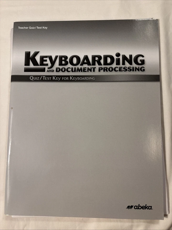 Abeka Keyboarding & Document Processing Student Quizzes Tests Video Manual - Image 3 of 4