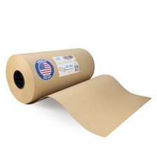 18" x 8640" 720 feet - Brown Kraft Paper Roll for Heavy Duty - 50lb Thickne...