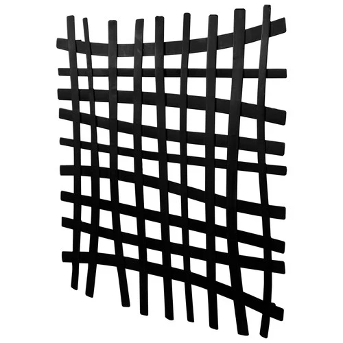UTTERMOST 4293 ABSTRACT GRIDLINES SOLID IRON MATTE BLACK WALL PANEL ART DECOR - Picture 4 of 6