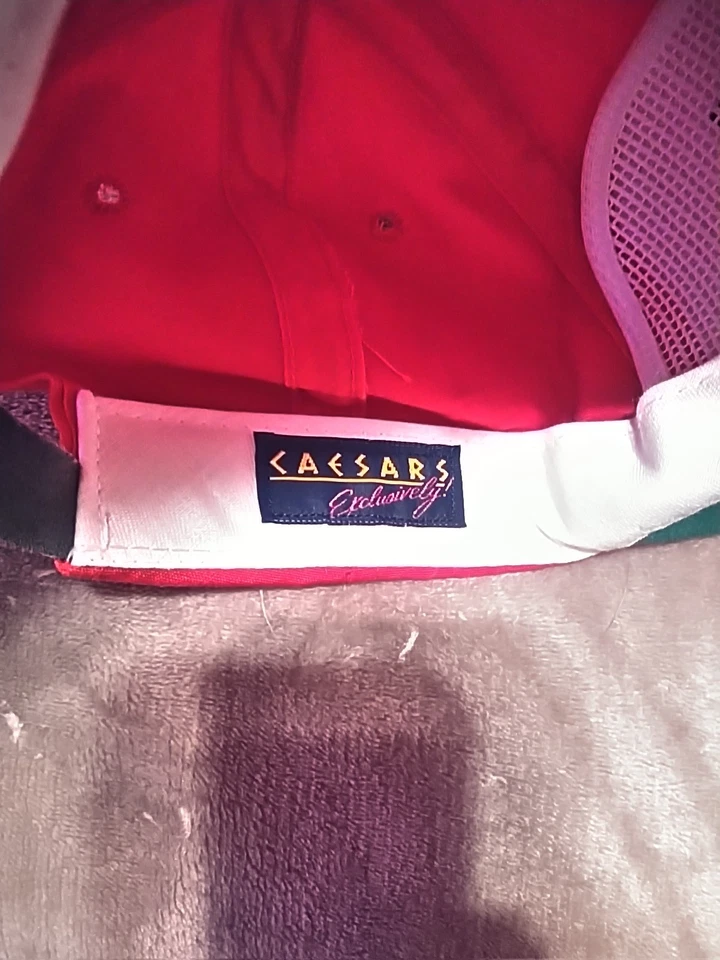 Vintage Bowe vs. Holyfield Caesars Palace November 6th 1993 Trucker Hat - Image 3 of 4