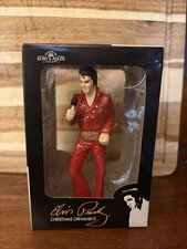 Kurt S. Adler Elvis Presley Christmas Ornament Red Gold Hanging 2018